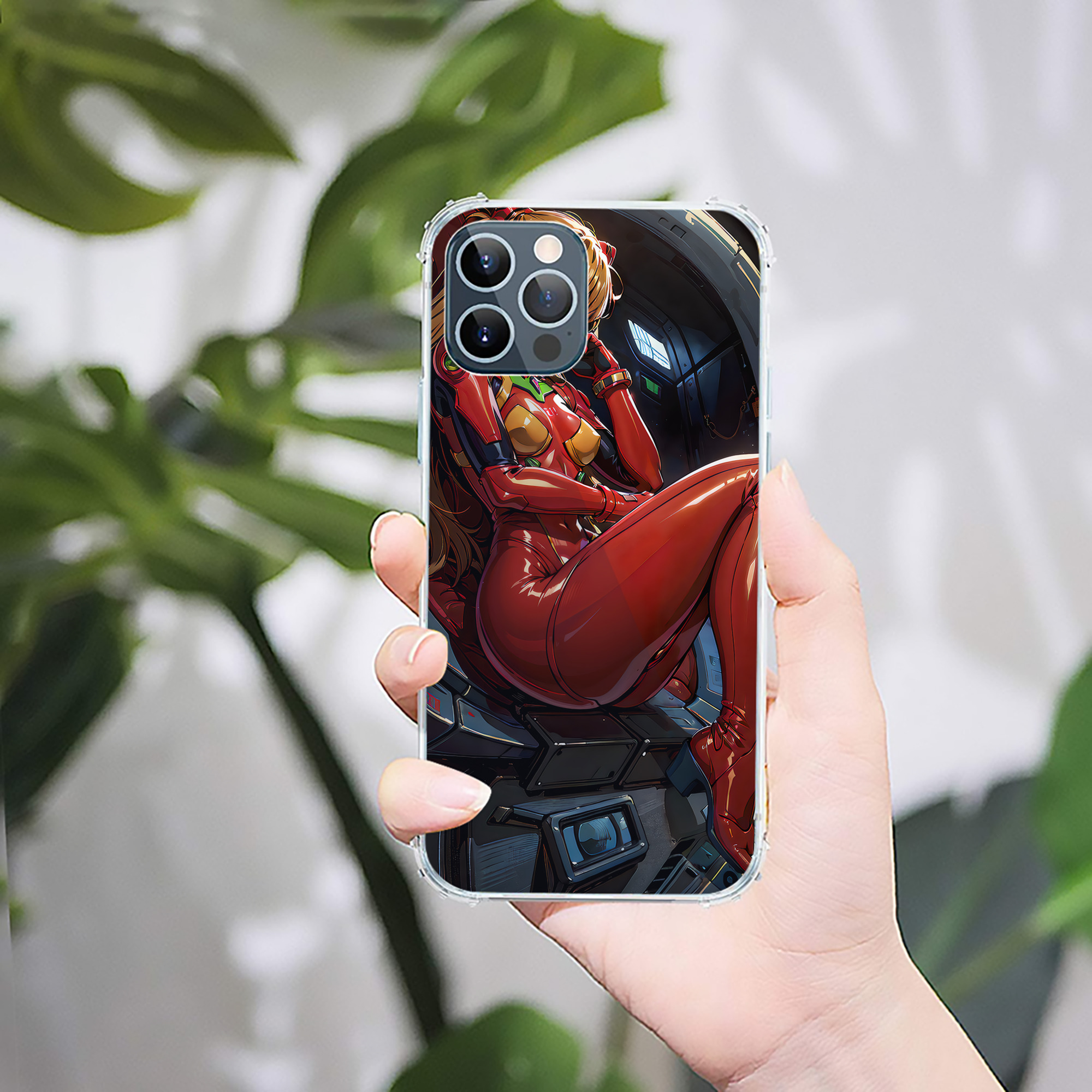 （画像用） EVA 新世紀エヴァンゲリオン 【iPhone 12シリーズ対応】透明スマホケース（クリアソフトケース）